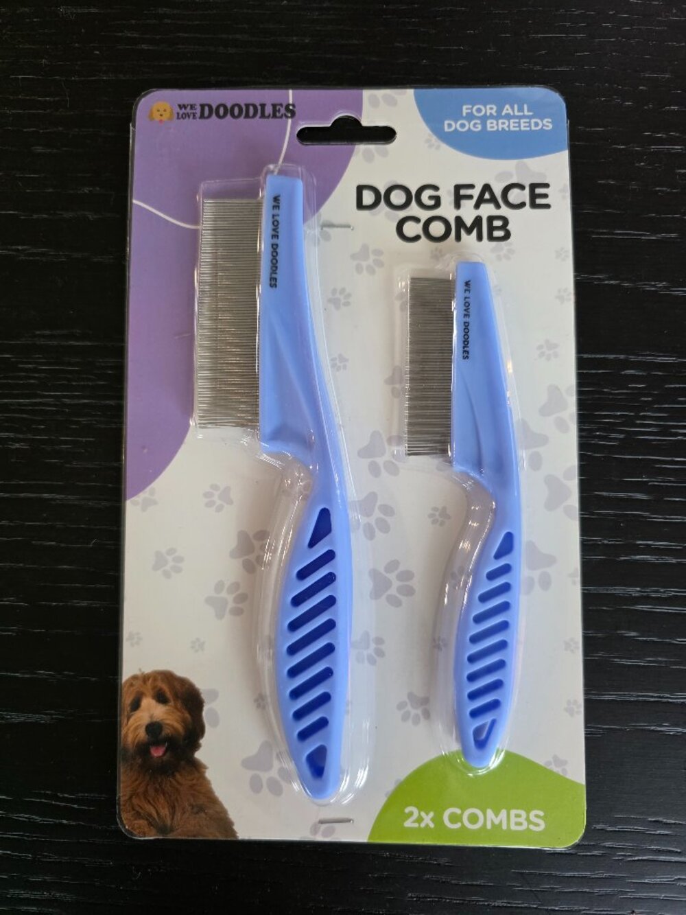 We Love Doodles Dog Face Comb 2-Pack